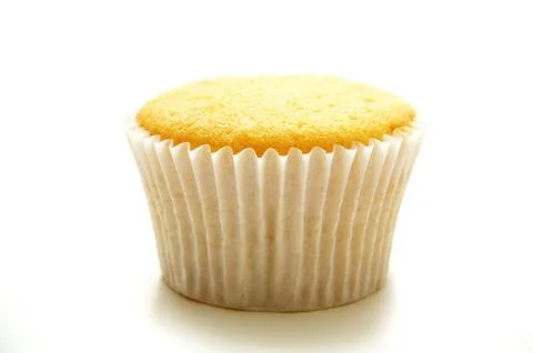 Plain cup cakes Stock Photos