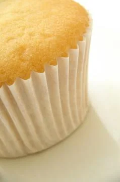 Plain cup cakes Stock Photos