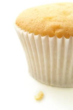 Plain cup cakes Stock Photos