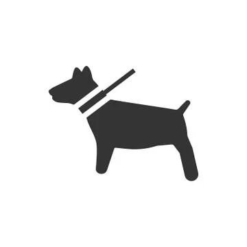 Plain dog icon Stock Illustration