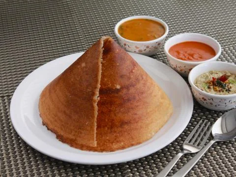 Plain Dosa Stock Photos