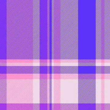 Plain fabric check background, 70s vector tartan seamless. Picture pattern .. Illustrazione stock