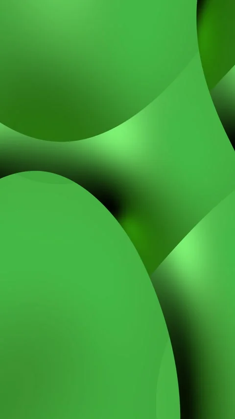 Plain green background featuring abstract smooth shapes subtle gradients curves  Stock Footage 341981669