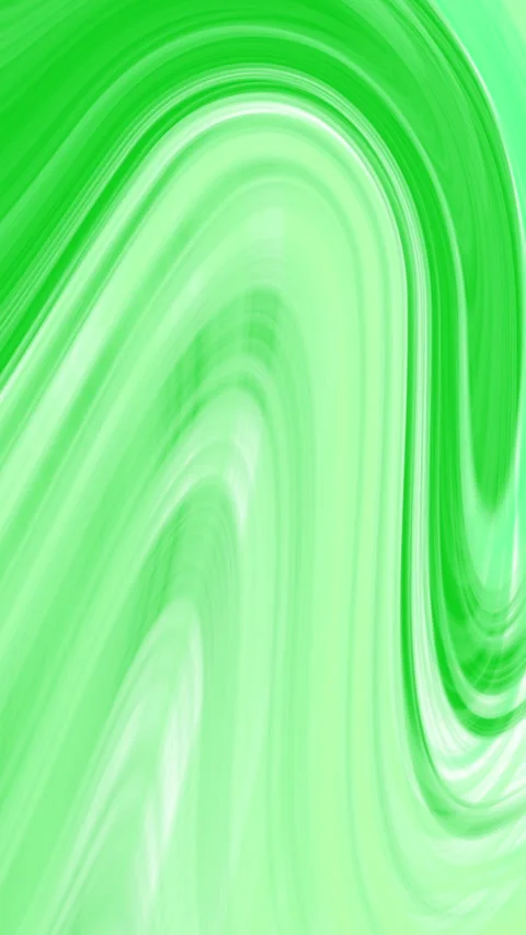 Plain green background highlights an abstract wave pattern in various shades of  Stock Footage 327542295