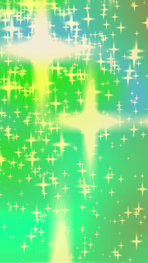 Plain green background many shining stars twinkle on a calming plain green and b Stock Footage 327814682