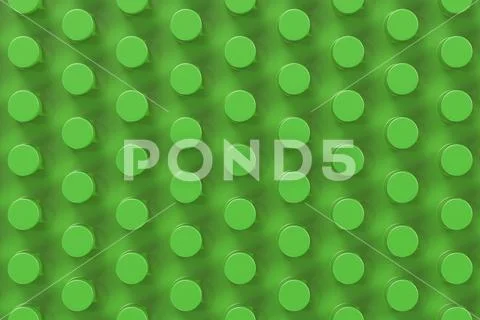 Plain green surface with cylinders Stock Illustration