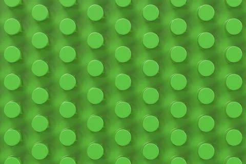 Plain green surface with cylinders Stock Illustration