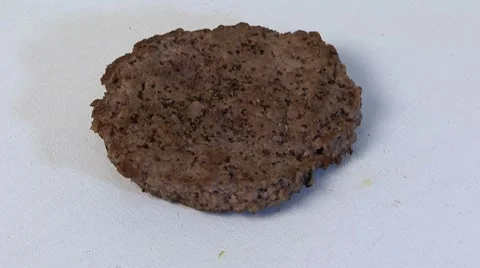 Plain Hamburger Stock Footage 8828168
