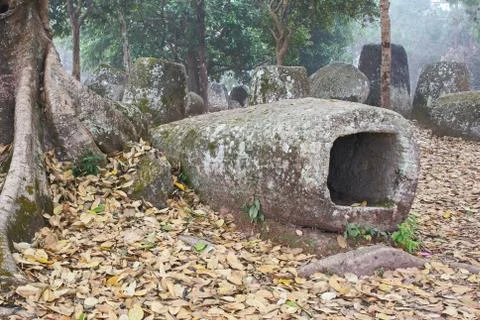 Plain of Jars, Laos Stock Photos