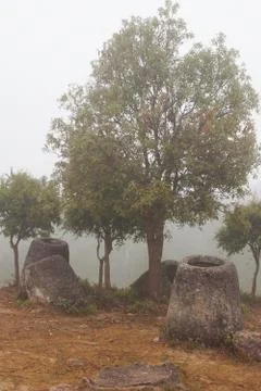Plain of Jars, Laos Stock Photos