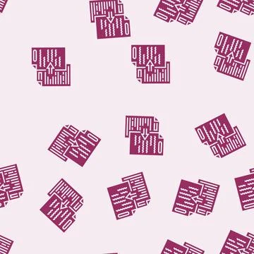 Plain language technical writer glyph seamless pattern 스톡 일러스트