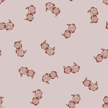 Plain language technical writer glyph vector seamless pattern 스톡 일러스트