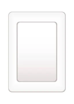 Plain picture frame White plain picture frame with mirror or room for text... Fotos de archivo