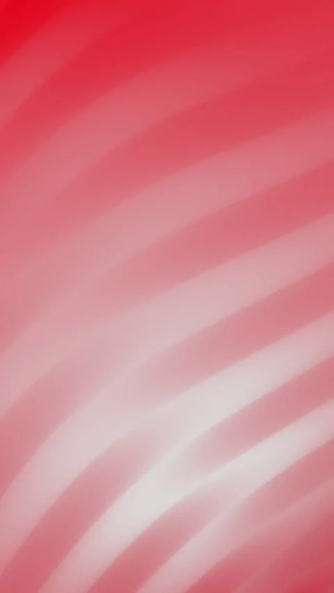 Plain red background blurred and curved red and white bands create a simple vibr Stock Footage 327630946