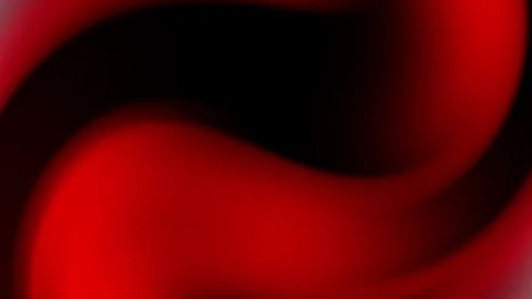 Plain red background complements a red and black blurred abstract swirl pattern  Stock Footage 328999335