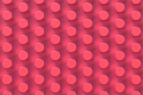 Plain red surface with cylinders Stock-Illustration