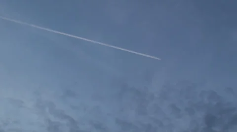 Plain in the Sky Video stock 23692339