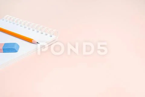 Premium Photo  Notebook, pens and markers on a white background