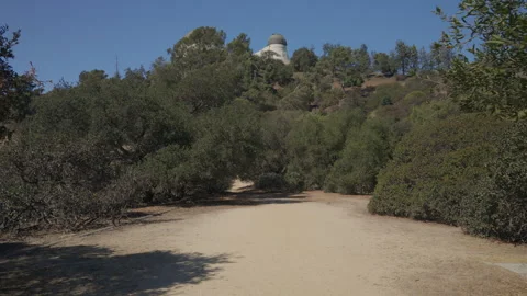 Plain Surface with Hollywood Observatory Stock Footage 319347322