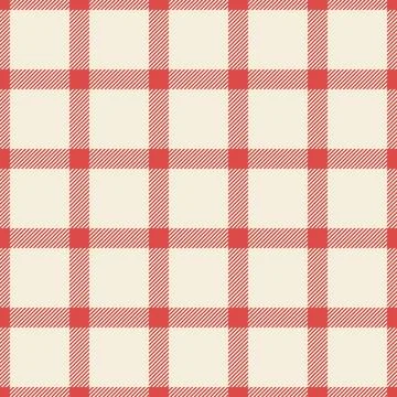 Plain vector tartan pattern, bag background texture plaid. Mat textile seam.. Stock Illustration