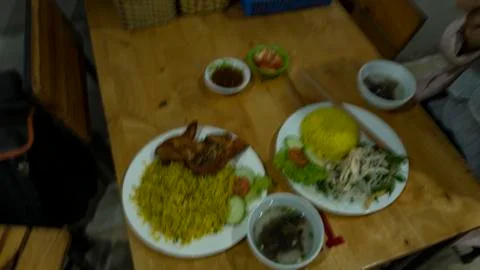 Plain Vietnamese dining. Stock Photos