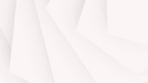 Plain white abstract geometric, dynamic 3D geometric design, shadow gradient Stock Footage 300485139