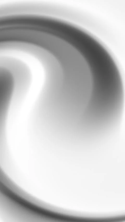 Plain white backdrop features a swirling gray and white abstract design Stock Footage 310140097