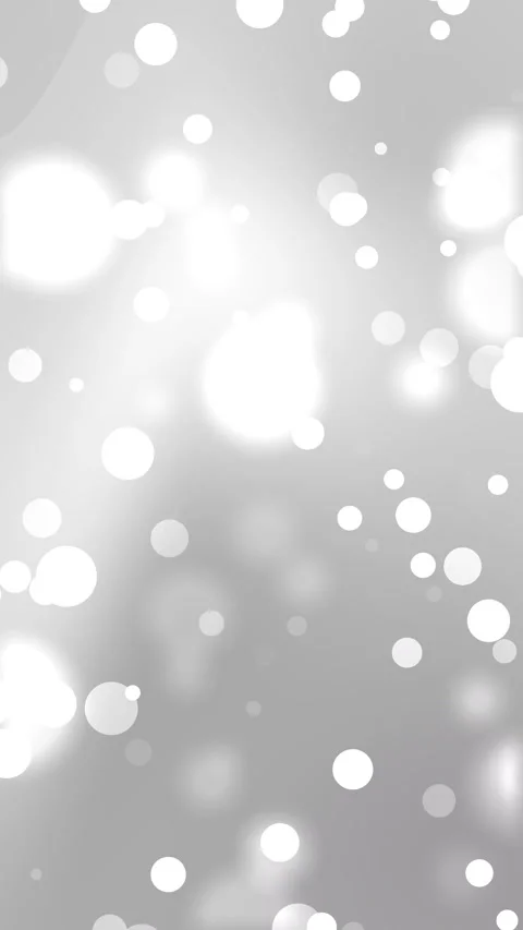 Plain white background many ethereal white light orbs float serenely against a s Stock Footage 328999305