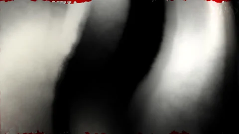 Plain white blurry grayscale abstract art piece evokes serene minimalist beauty. Stock Footage 312124492