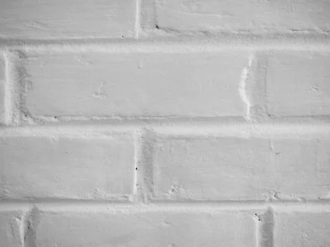 PLAIN WHITE BRICK WALL BACKGROUND TEXTURE Stock Photos