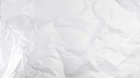 Plain White crumpled paper background. Paper texture. Stock Photos