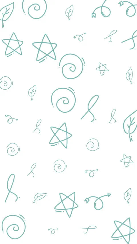 Plain white pattern subtly enhances a white background featuring leaf star spira Stock Footage 327854980