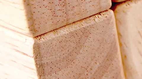 Plain Wood Grain on a Rubric’s Cube. Stock-Footage 58941846