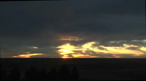 Plains Sunrise Stock Footage 54723487