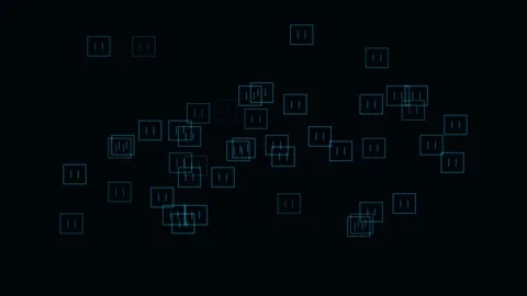 Plaintext Blocks Transform Into Ciphertext Through Chained Rounds Stock Footage 344513851