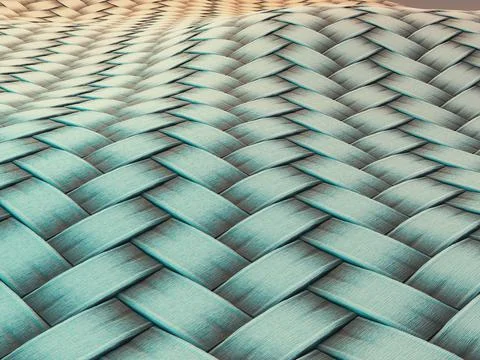 Plaited Textile Microscopic Stock Illustration
