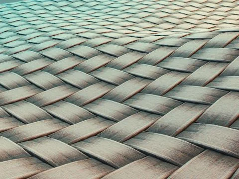 Plaited Textile Microscopic Stock Illustration