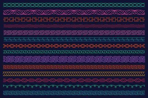 Plaits pattern Stock Illustration