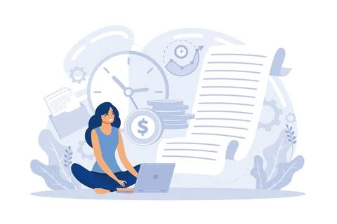 Plan of action, startup project scheme. Achieving goals and aims. Vision st.. Illustrazione stock