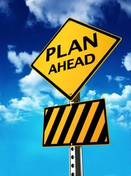 Plan ahead concept Stock Illustration