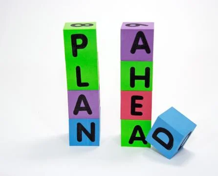 Plan ahead concept Foto stock