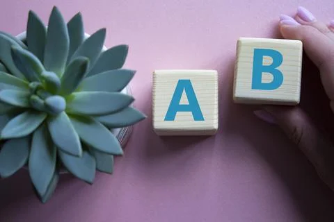Plan A and Plan B. Businessman hand is making a choice between Plan A and P.. 写真素材