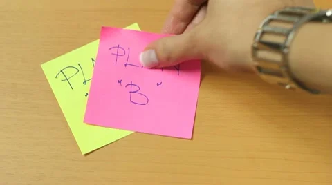 Plan A and Plan B Stock Footage 10749736