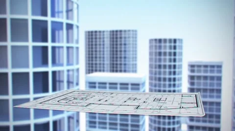 Plan on animated background Stock Footage 9128961