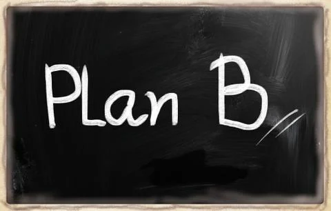 Plan b concept Stock Illustration
