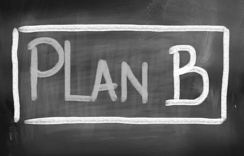 Plan B Concept Stock Illustration