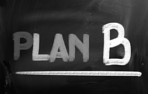Plan B Concept Stock Illustration
