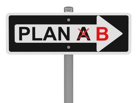 Plan b Stock Illustration