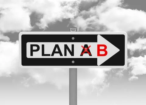 Plan b Stock Illustration