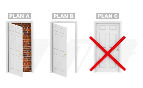 Plan b Stock Illustration